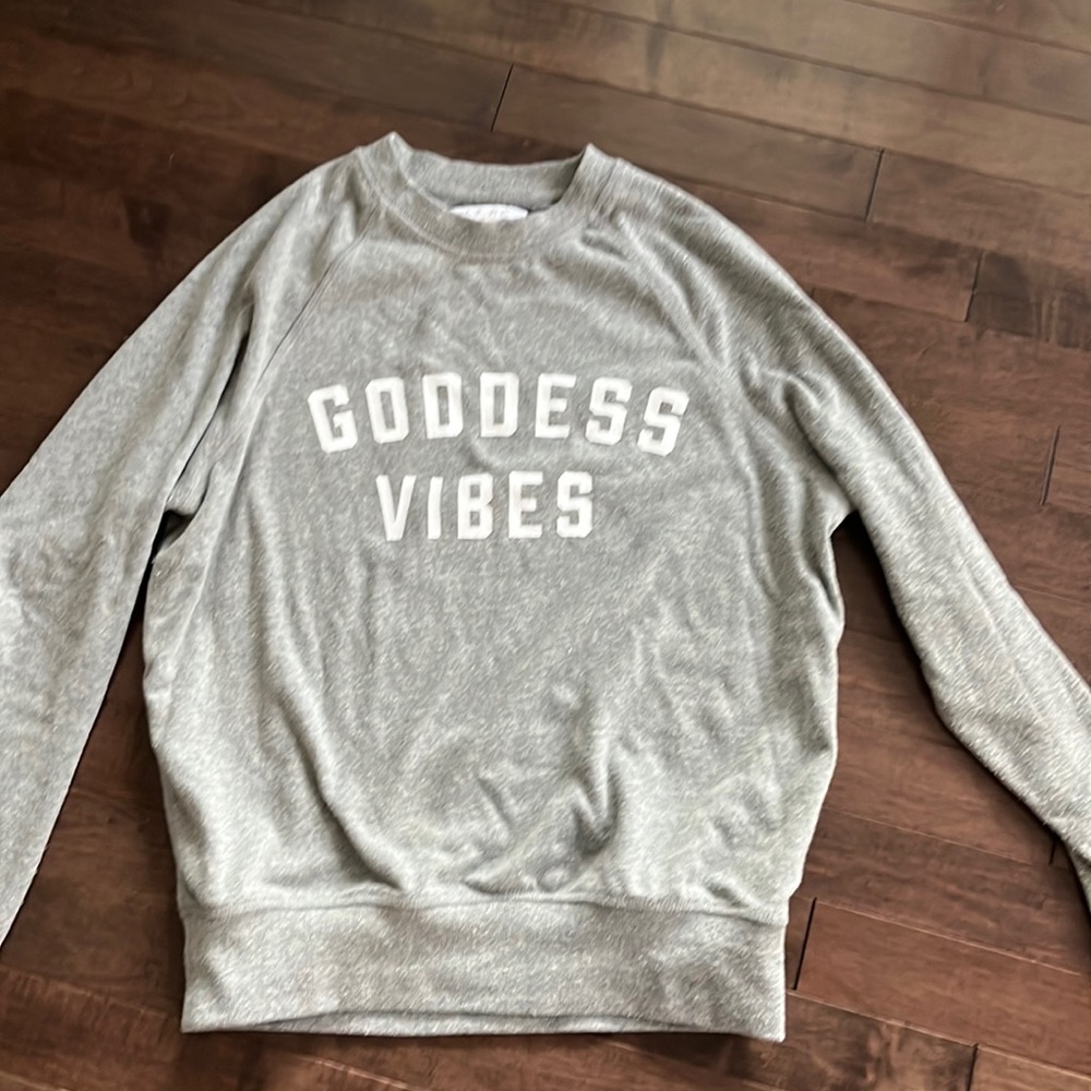 Spiritual gangster sweater light grey extra small